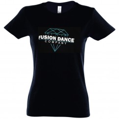 fusion dance co slim fit tee